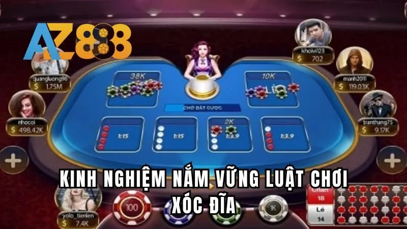 Kinh nghiệm nắm vững luật chơi xóc đĩa - giữ chuỗi in top