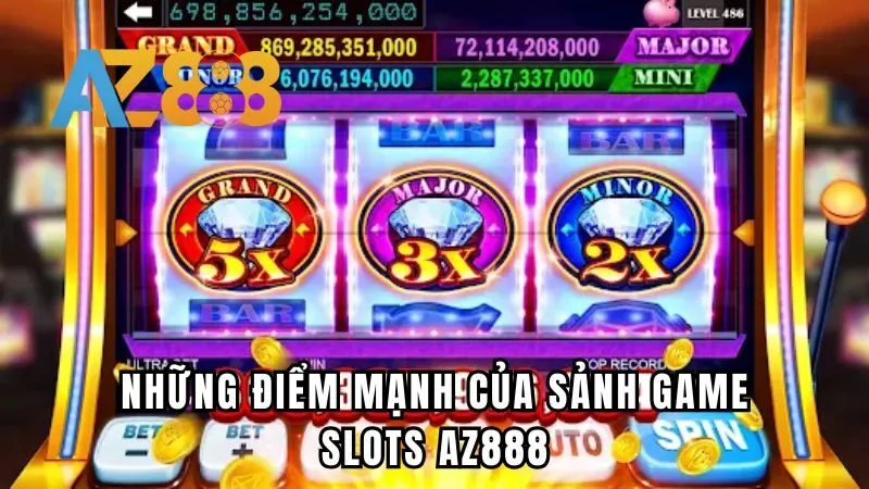 Những điểm mạnh của sảnh game slots Az888