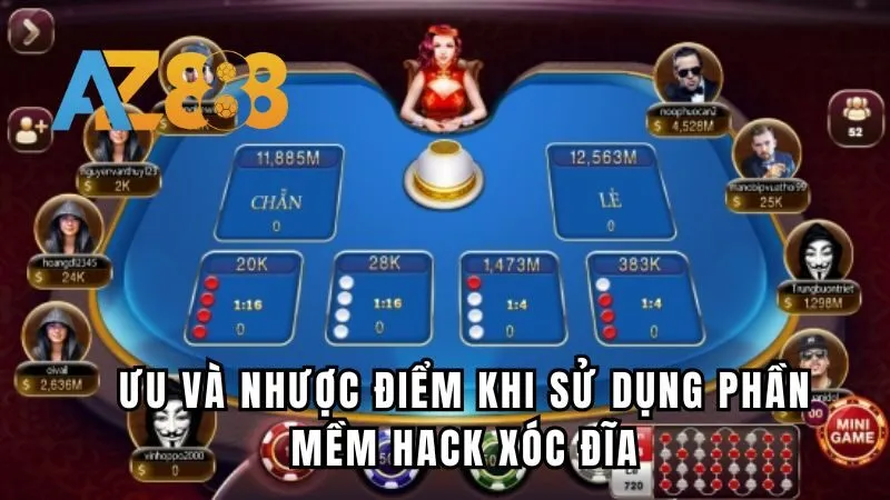 Những ưu và nhược điểm của phần mềm hack xóc đĩa