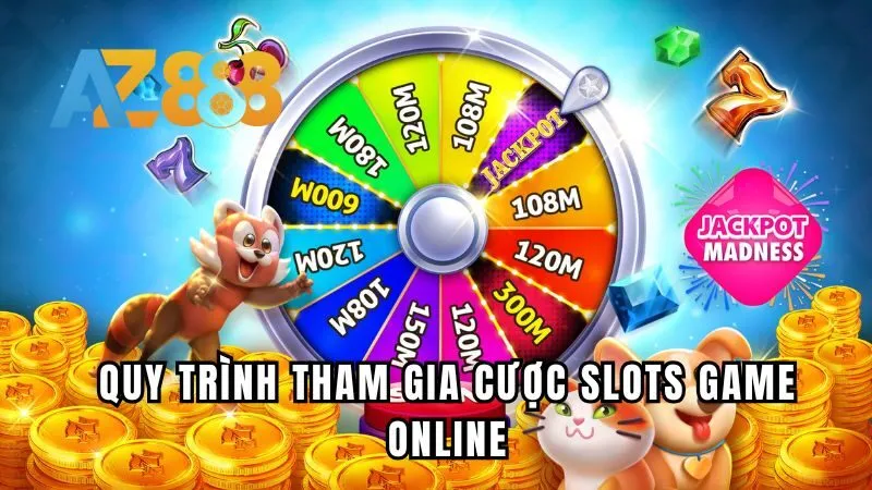 Quy trình tham gia cược slots game online